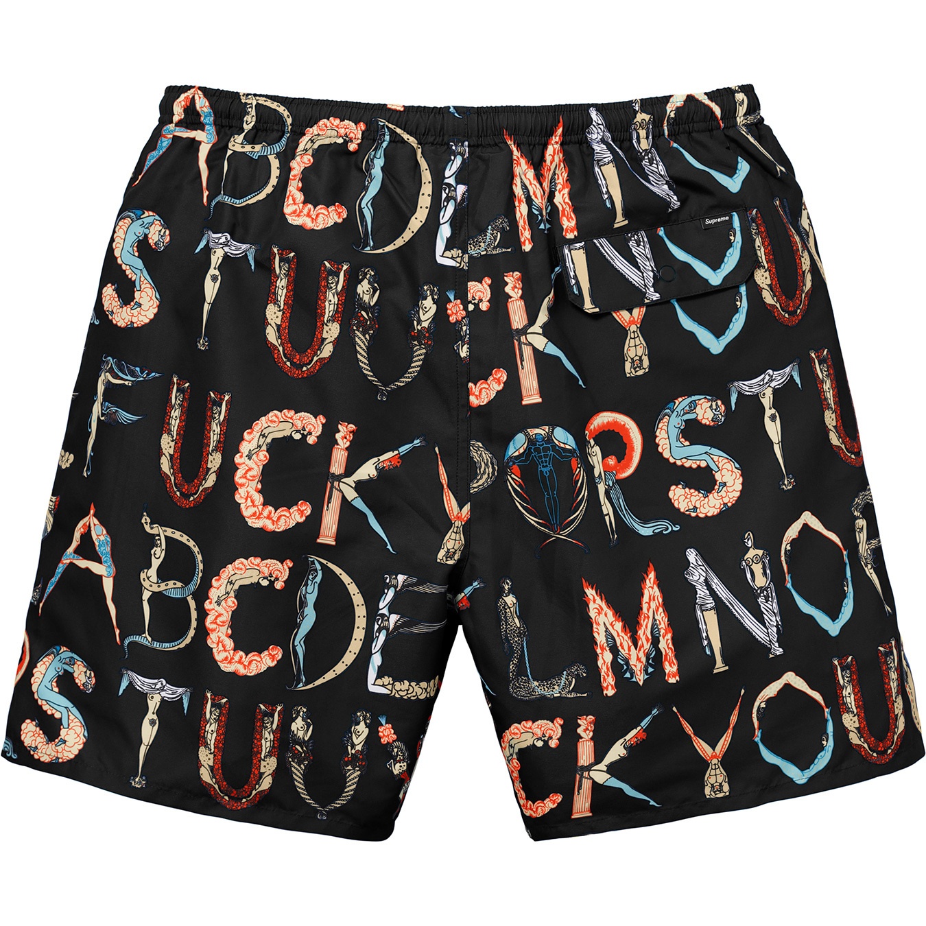 Supreme Alphabet Water Short (SS18) - $118