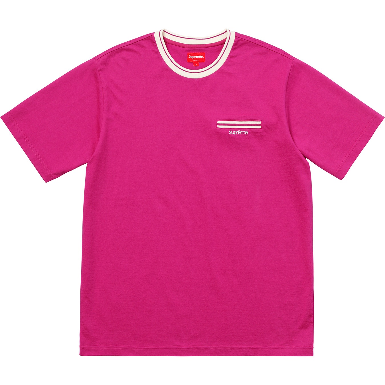 Supreme Ribbed Pocket Tee (SS18) - $78
