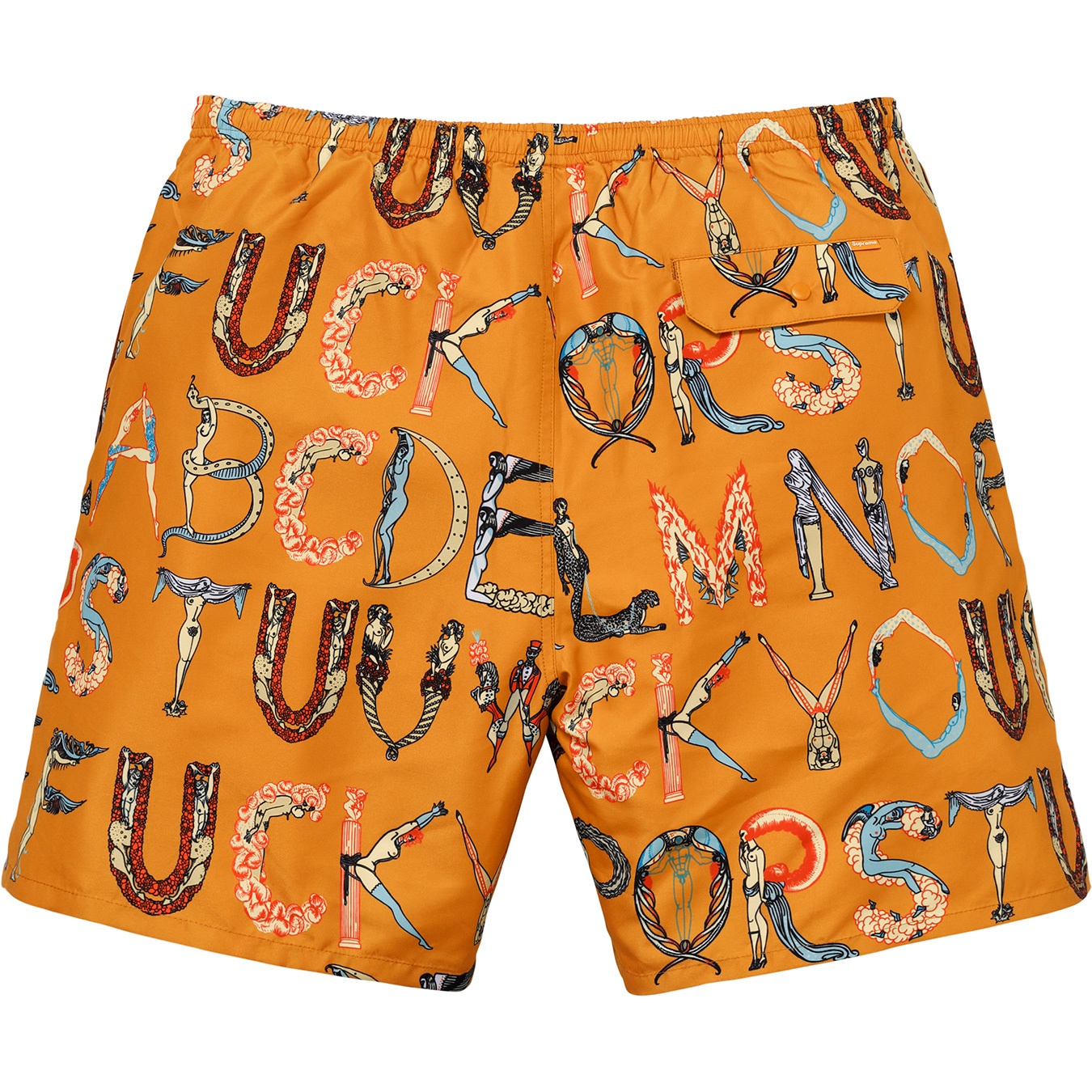 Supreme Alphabet Water Short (SS18) - $118