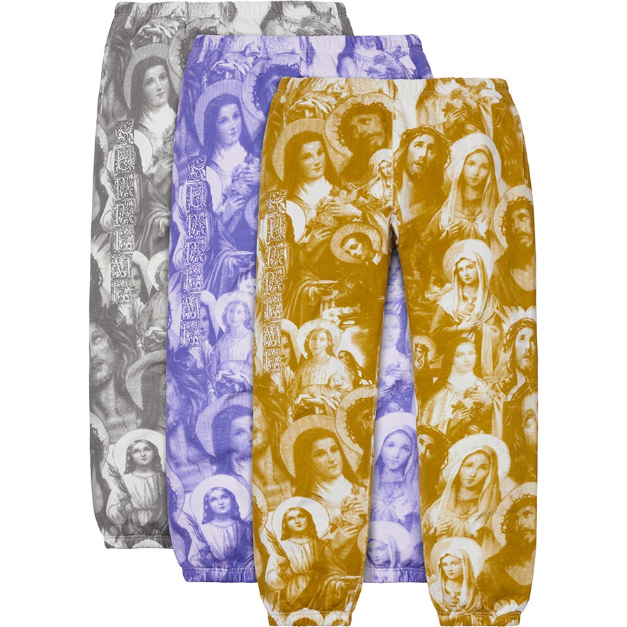 Supreme Jesus and Mary Sweatpant (FW18) - $158