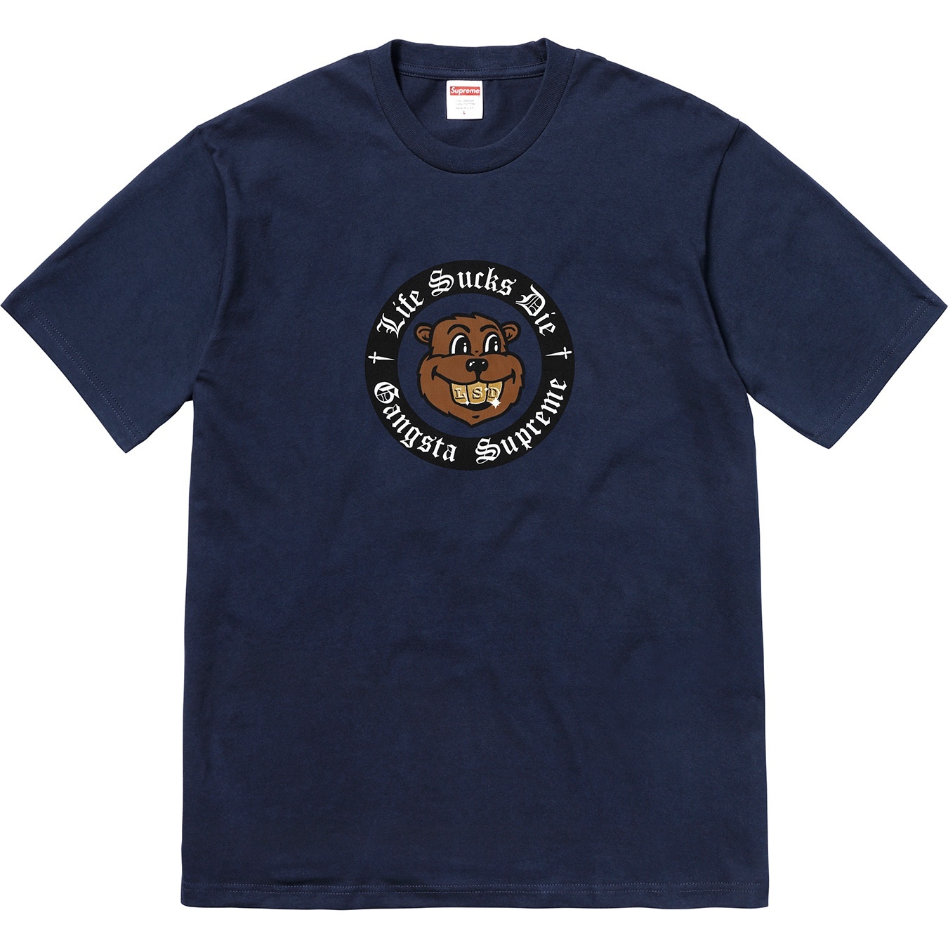 Supreme Life Sucks Die Tee (FW18) - Navy - $36