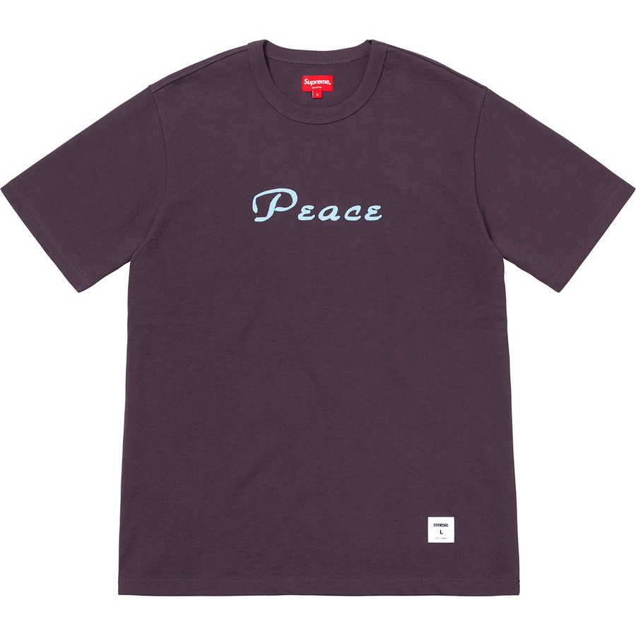 Supreme Peace S S Top (FW18) - Plum - $78