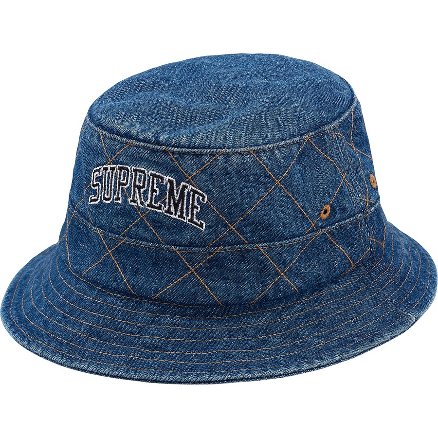 Supreme Diamond Stitch Crusher (FW18) - Washed Blue - $60