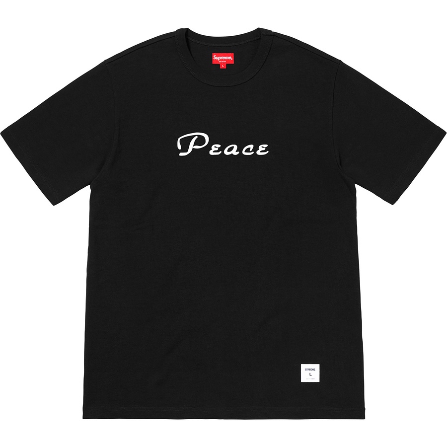 Supreme Peace S S Top (FW18) - Black - $78