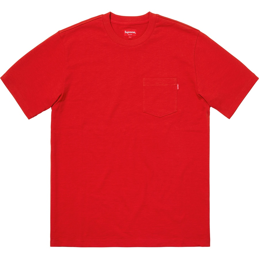 Supreme S S Pocket Tee (FW18) - Red - $62
