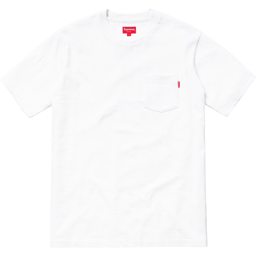 Supreme S S Pocket Tee (FW18) - White - $62