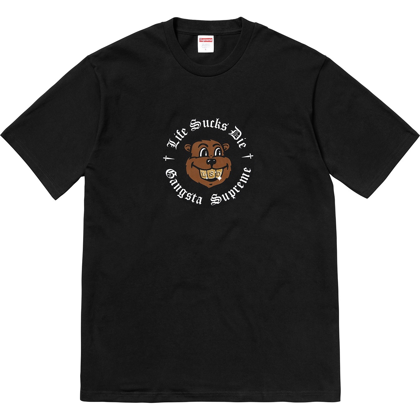 Supreme Life Sucks Die Tee (FW18) - Black - $36