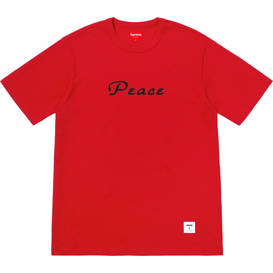 Supreme Peace S S Top (FW18) - Red - $78