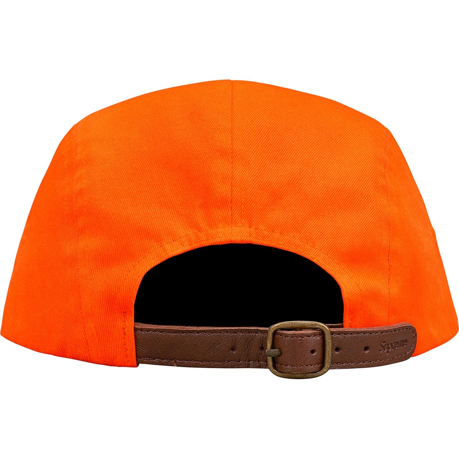 Supreme Washed Chino Twill Camp Cap (FW18) - Neon Orange - $54