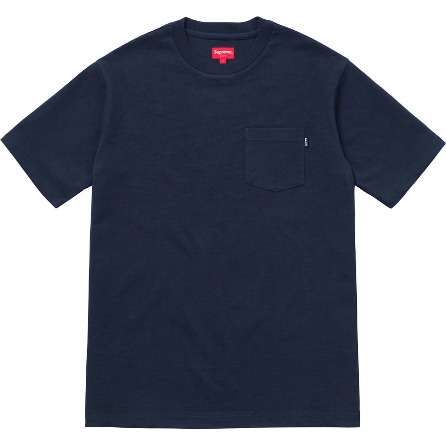 Supreme S S Pocket Tee (FW18) - Navy - $62