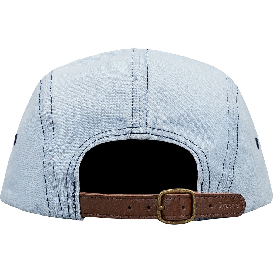 Supreme Washed Chino Twill Camp Cap (FW18) - Denim - $54