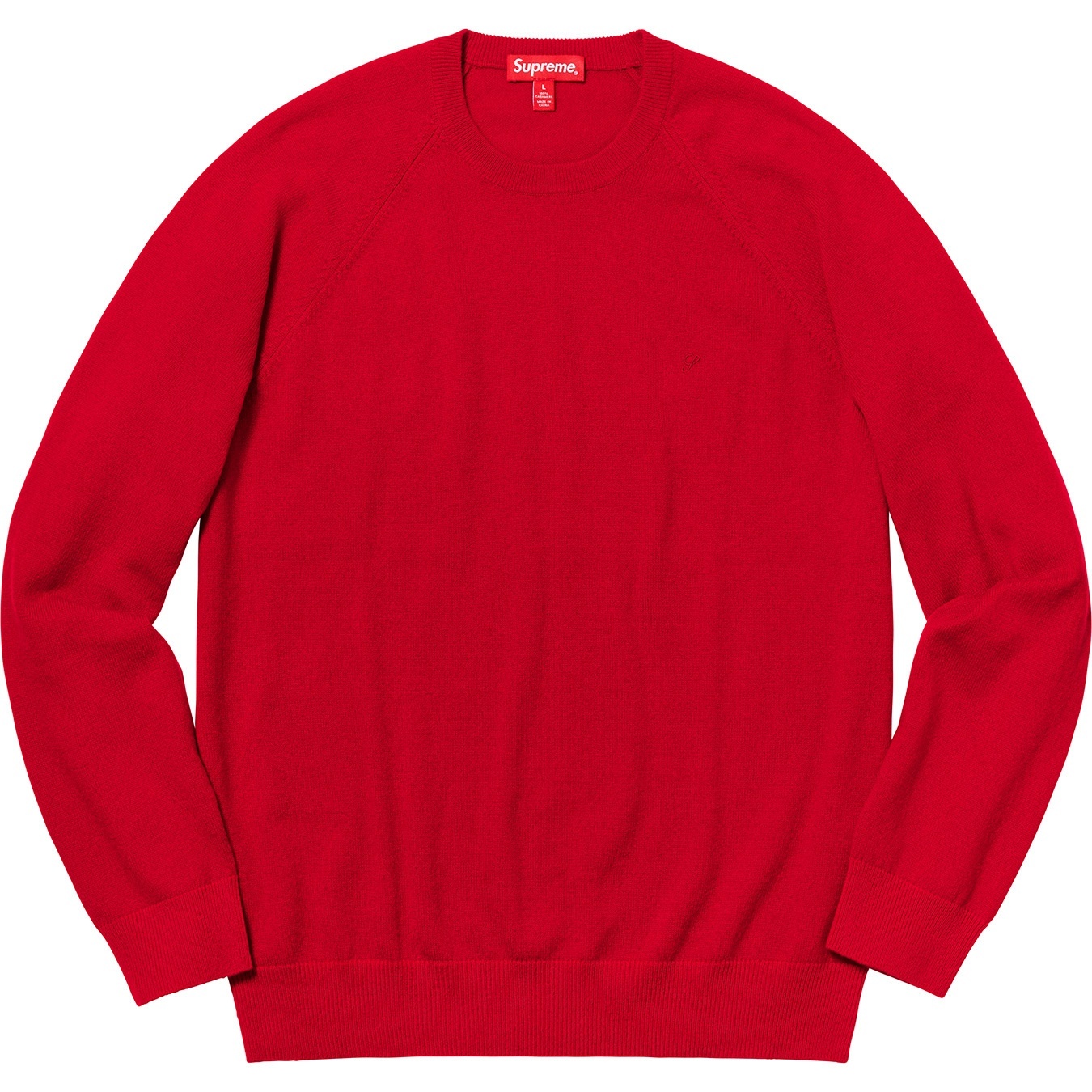 Supreme Cashmere Sweater (FW18) - Red - $248