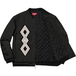 Supreme Diamond Rayon Bomber (FW18) - Black