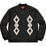 Supreme Diamond Rayon Bomber (FW18) - Black
