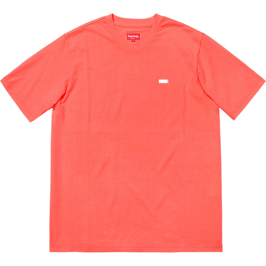 Supreme Reflective Small Box Tee (FW18) - Fluorescent Pink - $58
