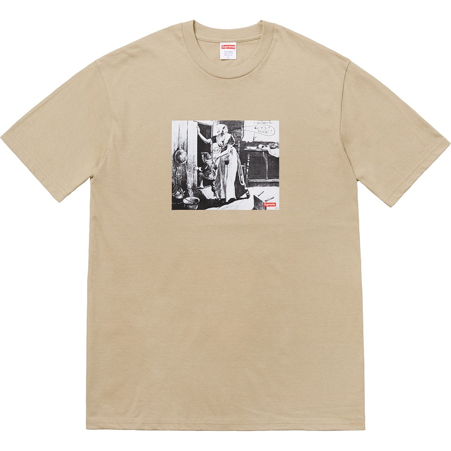 Supreme Mike Kelley Supreme Hiding From Indians Tee (FW18) - Clay - $48
