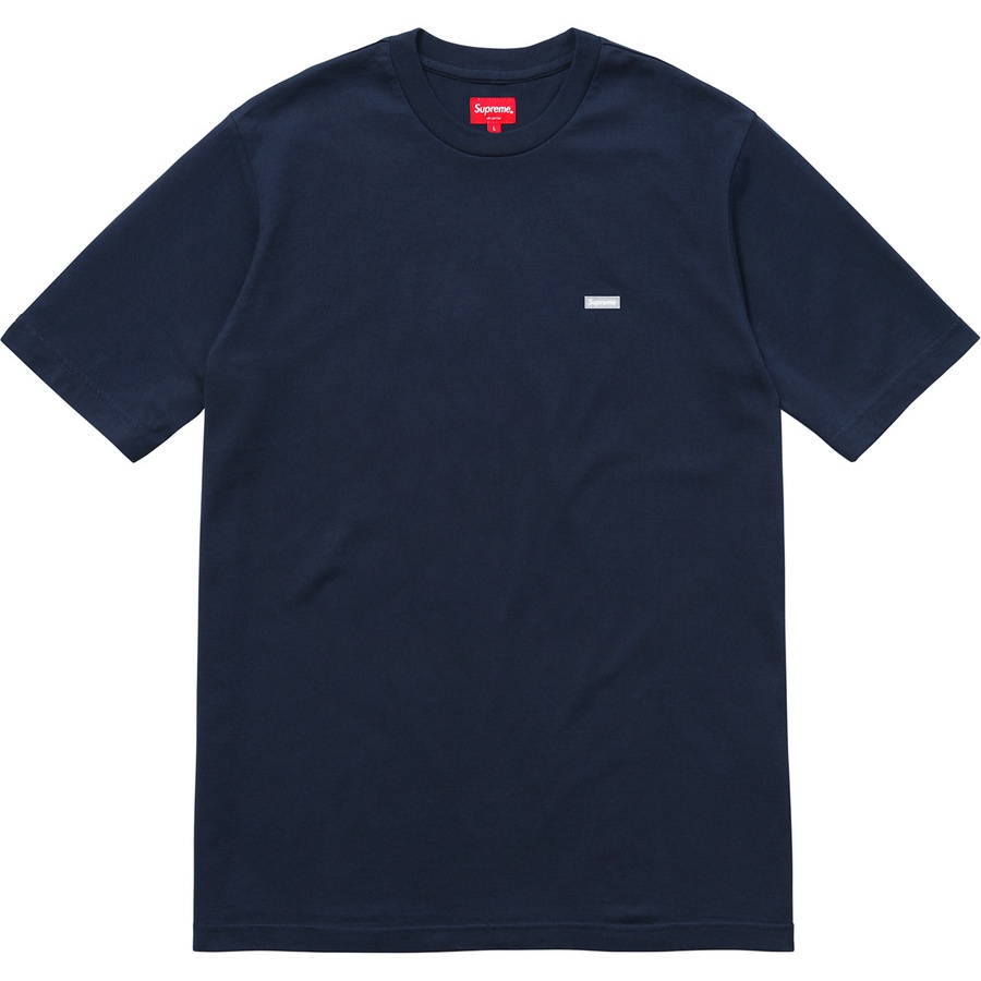 Supreme Reflective Small Box Tee (FW18) - Navy - $58