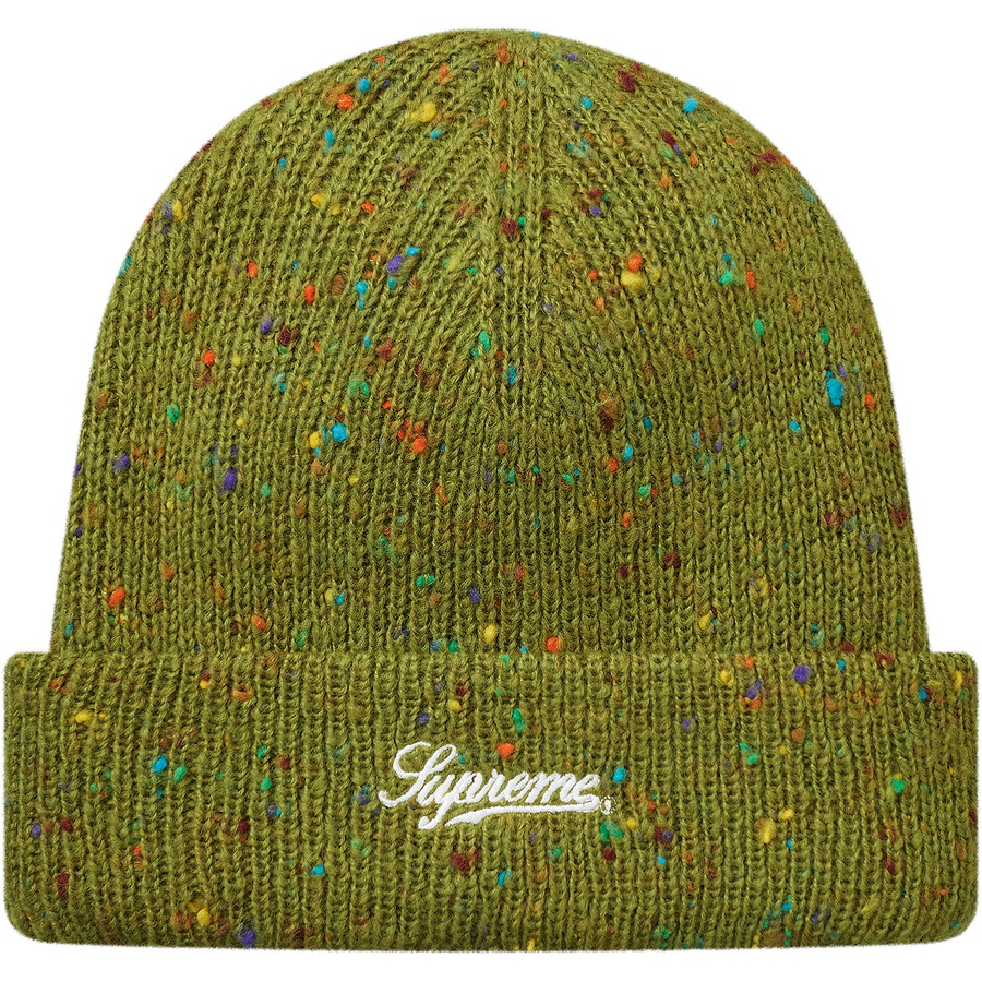 Supreme Colored Speckle Beanie (FW18) - Green - $32