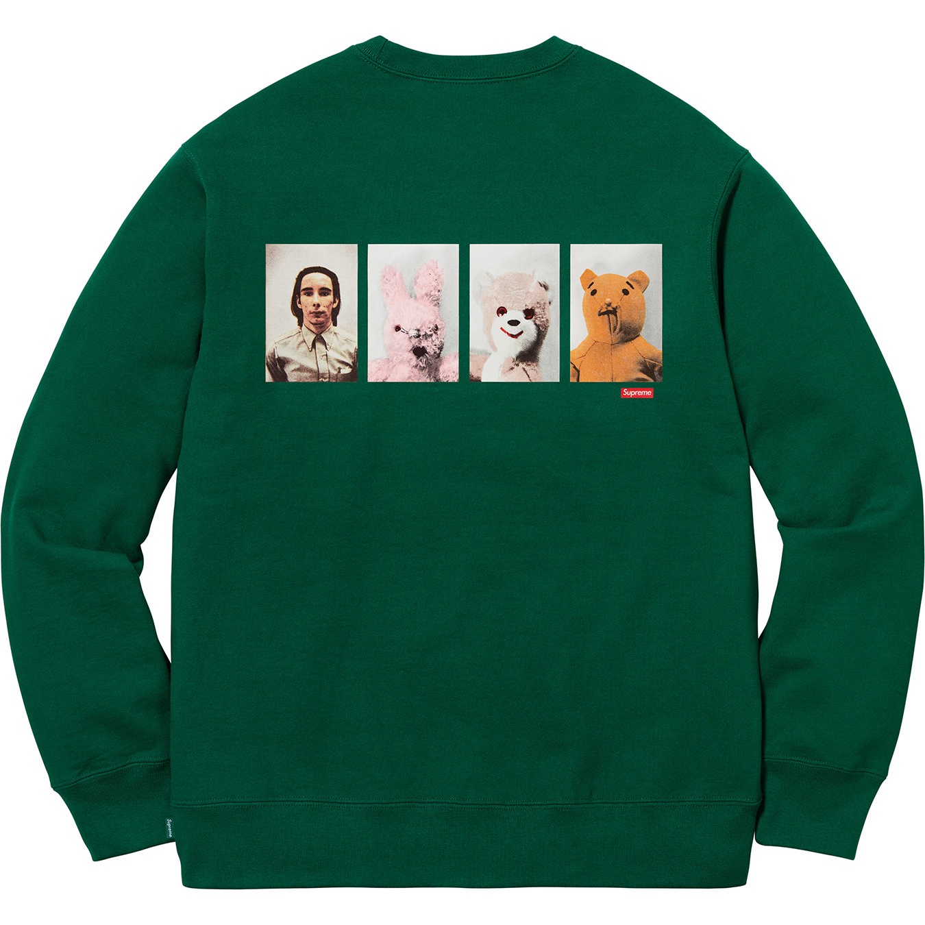 Supreme Mike Kelley Supreme Ahh…Youth! Crewneck Sweatshirt (FW18) - Dark Green - $158