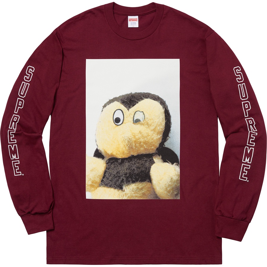 Supreme Mike Kelley Supreme Ahh…Youth! L S Tee (FW18) - Burgundy - $58