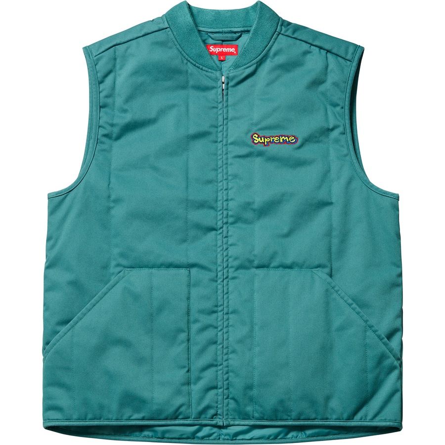 Supreme Gonz Shop Vest (FW18) - Dusty Teal - $148