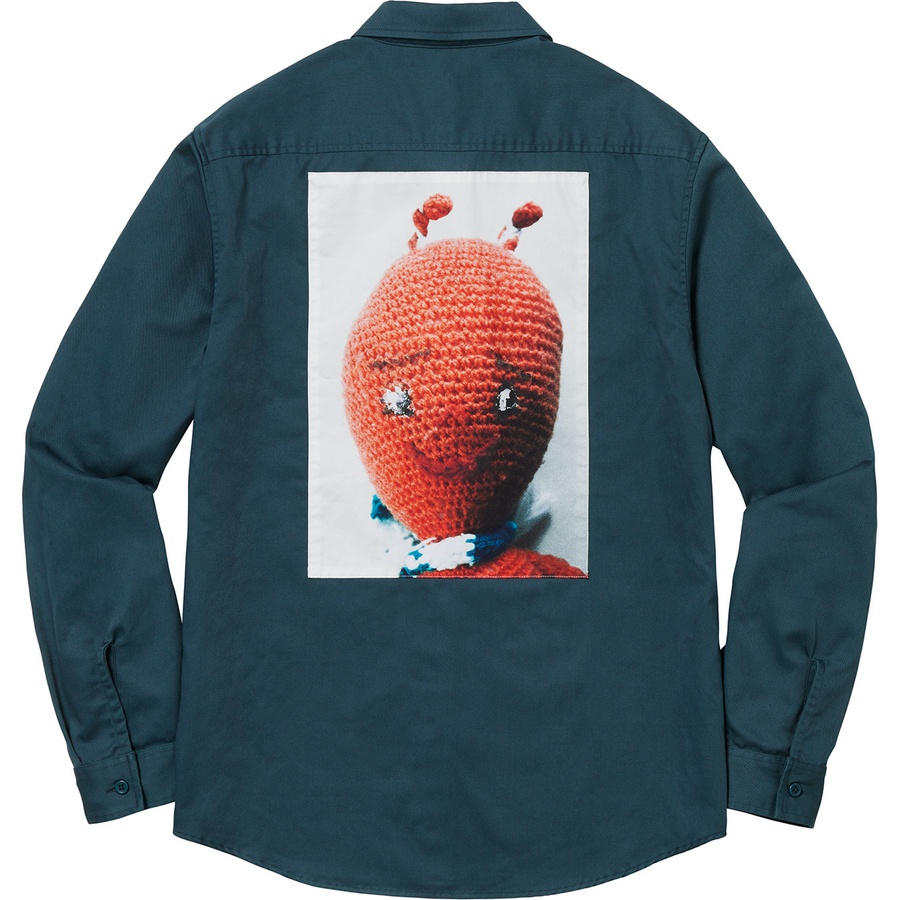 Supreme Mike Kelley Supreme Ahh…Youth! Work Shirt (FW18) - Navy - $148