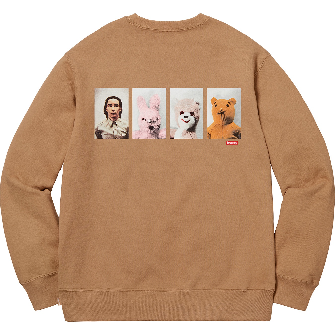 Supreme Mike Kelley Supreme Ahh…Youth! Crewneck Sweatshirt (FW18) - Light Brown - $158