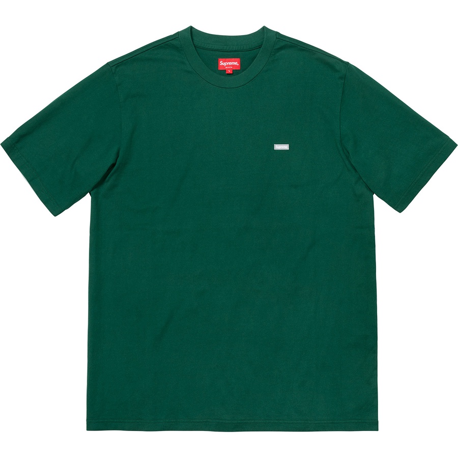 Supreme Reflective Small Box Tee (FW18) - Dark Green - $58
