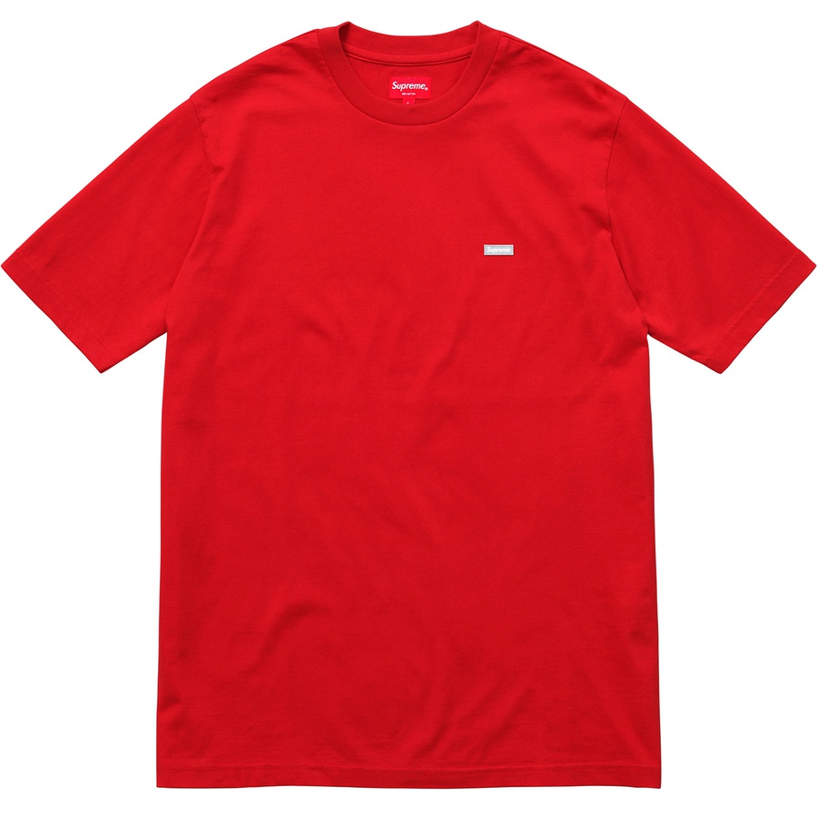 Supreme Reflective Small Box Tee (FW18) - Red - $58