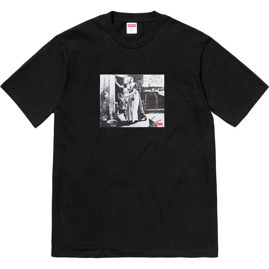 Supreme Mike Kelley Supreme Hiding From Indians Tee (FW18) - Black - $48