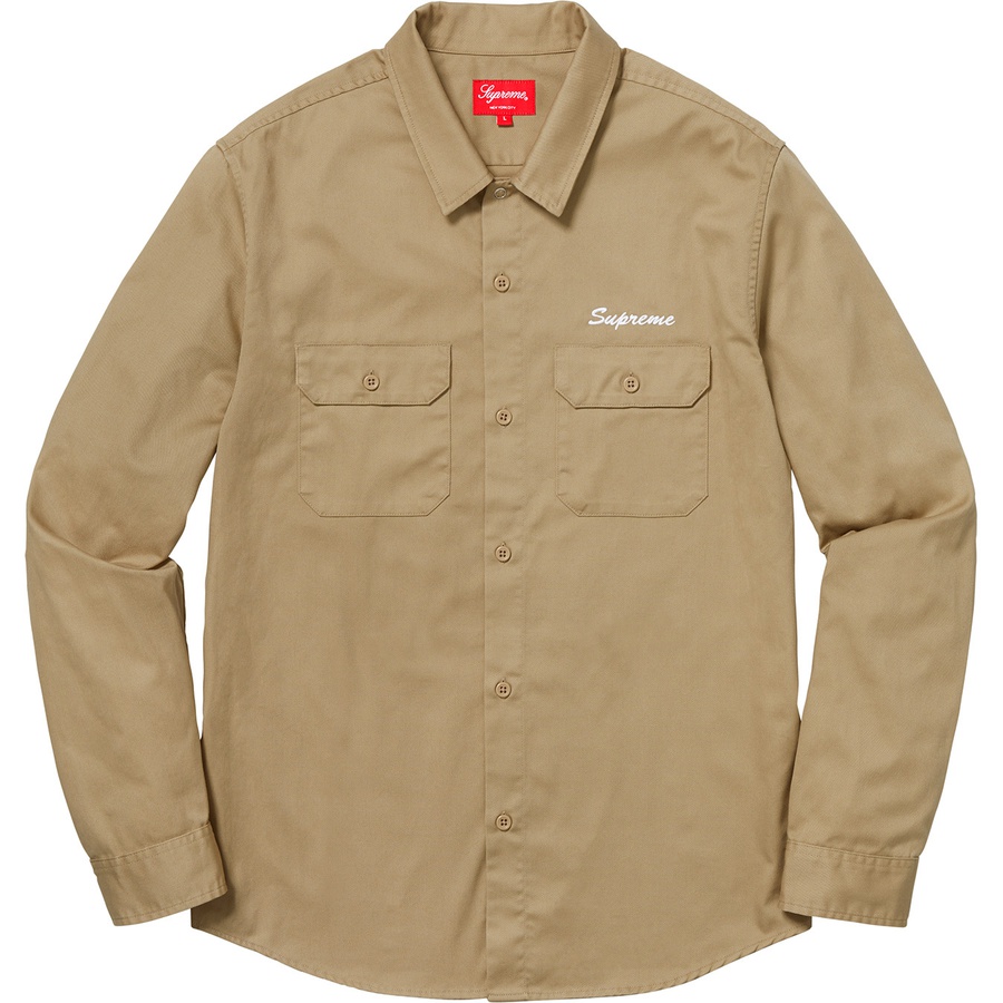 Supreme Mike Kelley Supreme Ahh…Youth! Work Shirt (FW18) - Khaki - $148