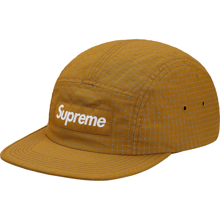 Supreme Reflective Ripstop Camp Cap (FW18) - Gold - $48