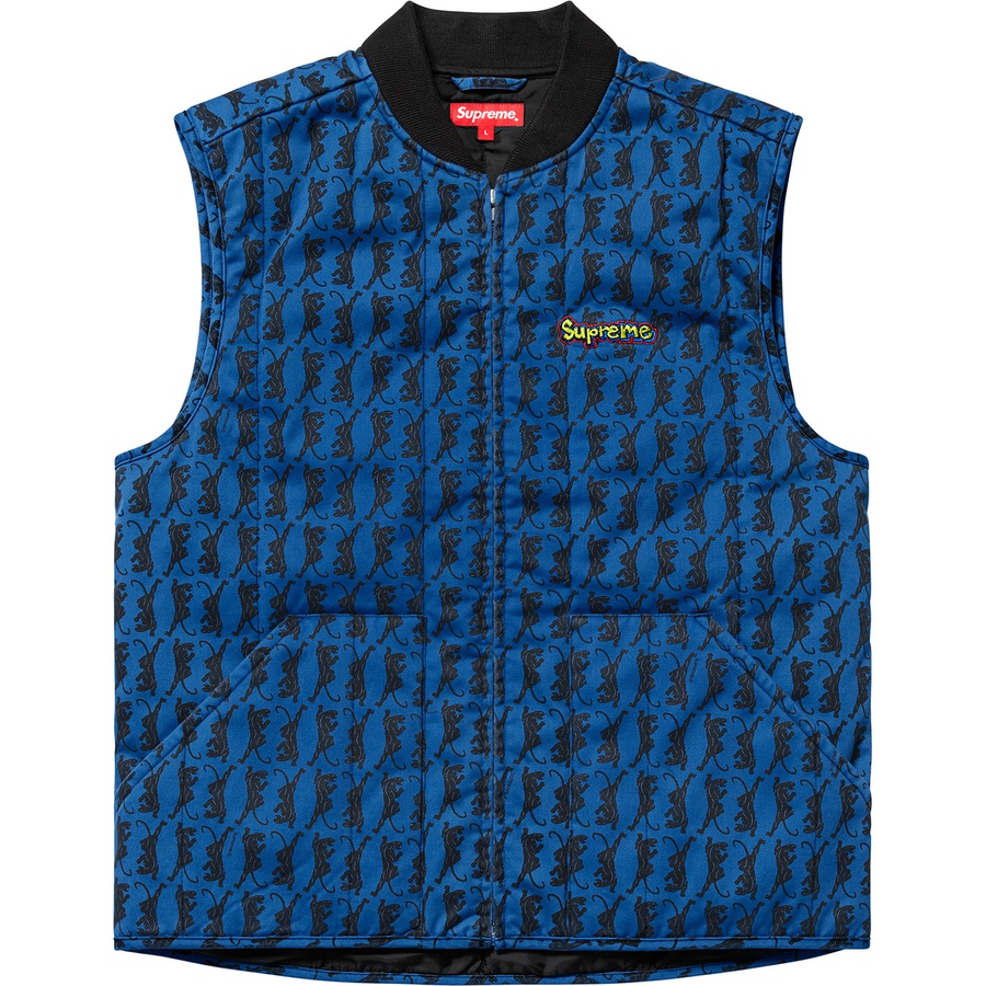 Supreme Gonz Shop Vest (FW18) - Panther - $148