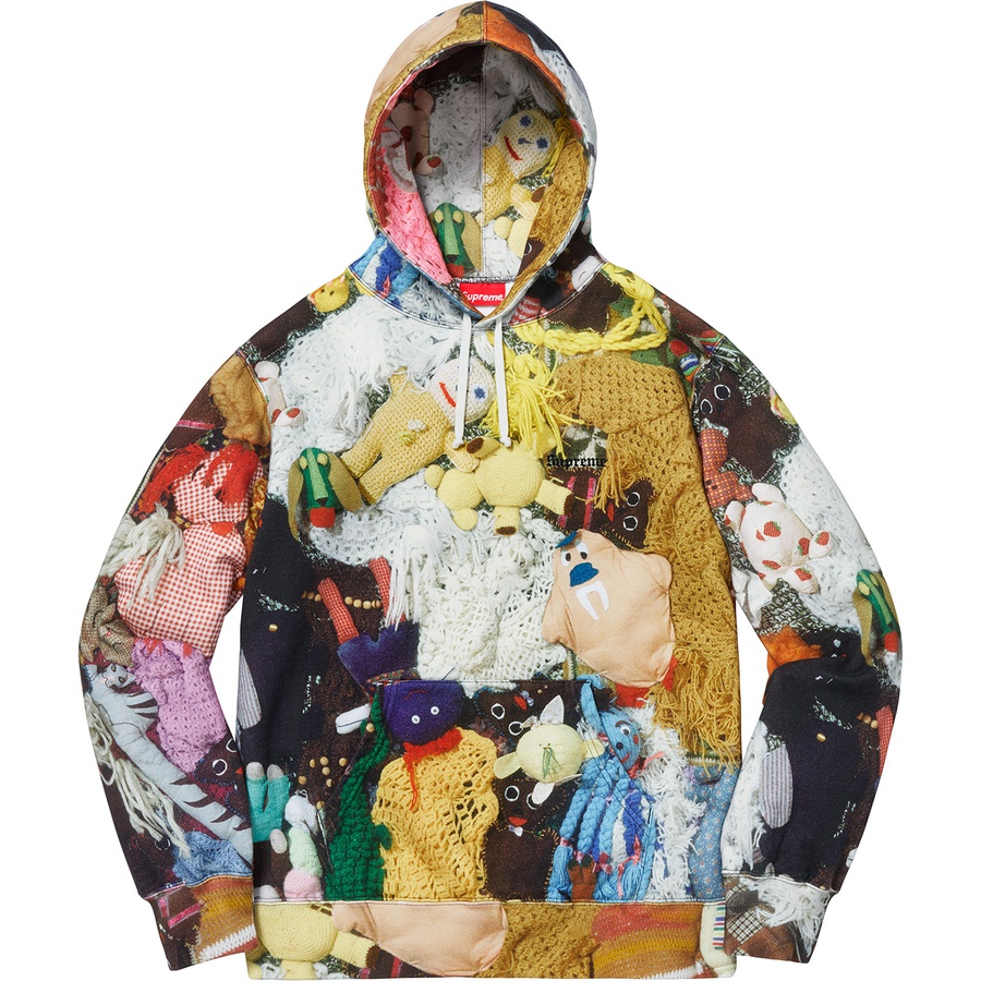 Supreme Mike Kelley Supreme More Love Hours Than Can Ever Be Repaid Hooded Sweatshirt (FW18) - Multicolor - $198