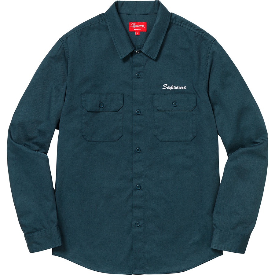 Supreme Mike Kelley Supreme Ahh…Youth! Work Shirt (FW18) - Navy - $148