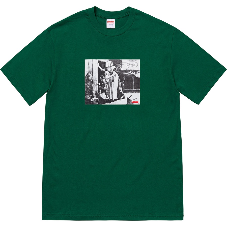 Supreme Mike Kelley Supreme Hiding From Indians Tee (FW18) - Dark Green - $48