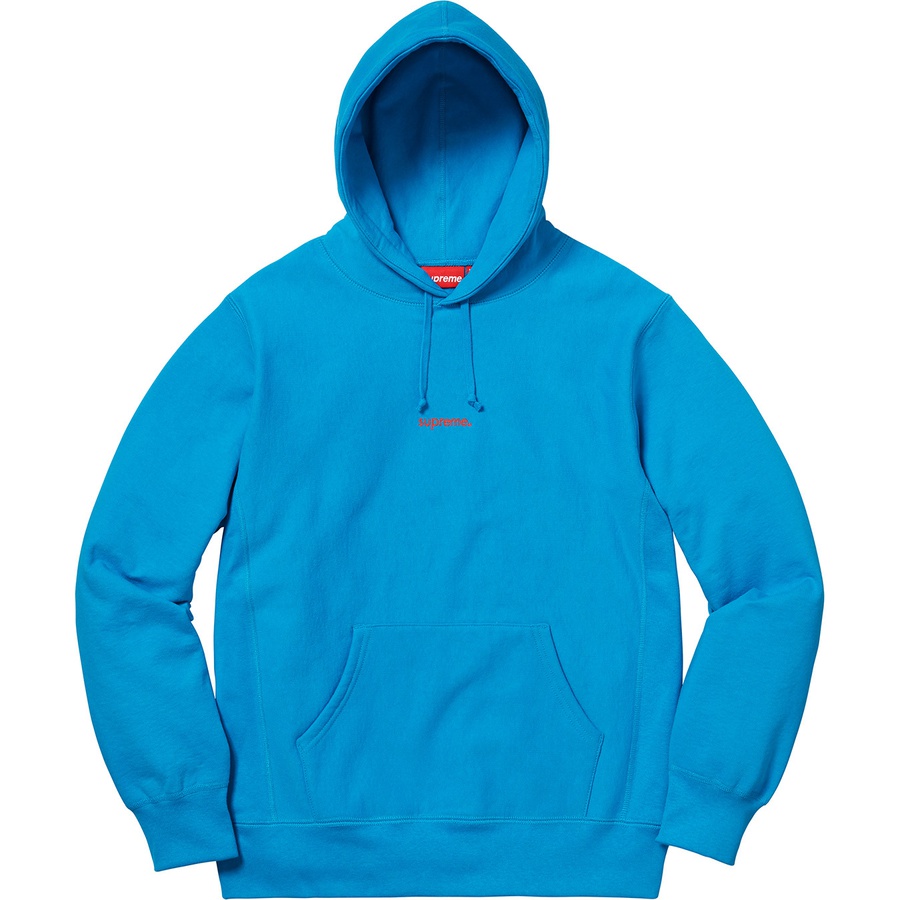 Supreme Trademark Hooded Sweatshirt (FW18) - Bright Royal - $158