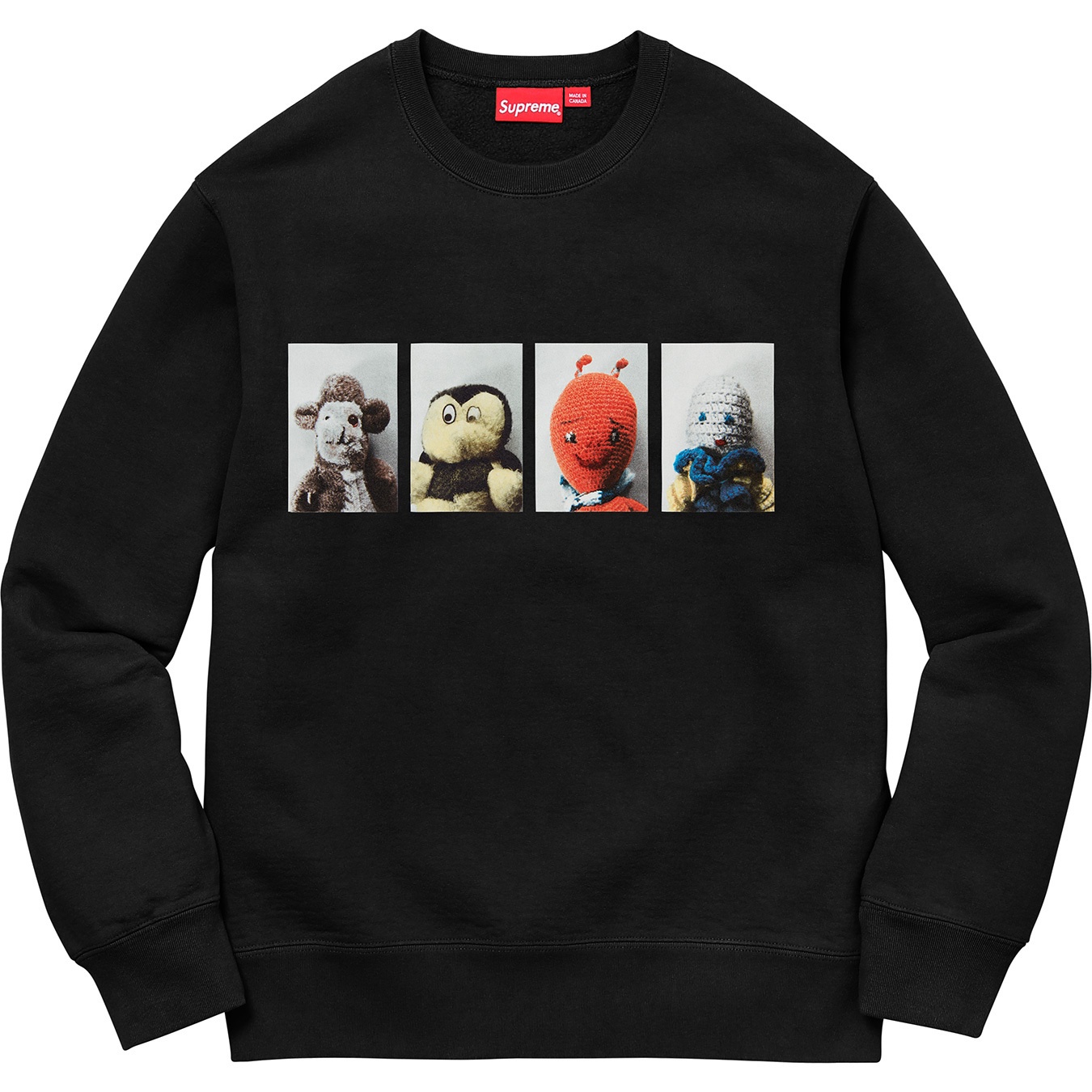 Supreme Mike Kelley Supreme Ahh…Youth! Crewneck Sweatshirt (FW18) - Black - $158