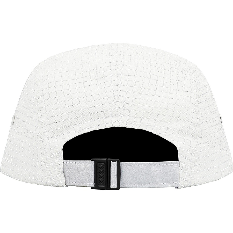 Supreme Reflective Ripstop Camp Cap (FW18) - White - $48