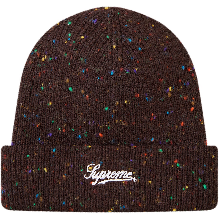 Supreme Colored Speckle Beanie (FW18) - Brown - $32