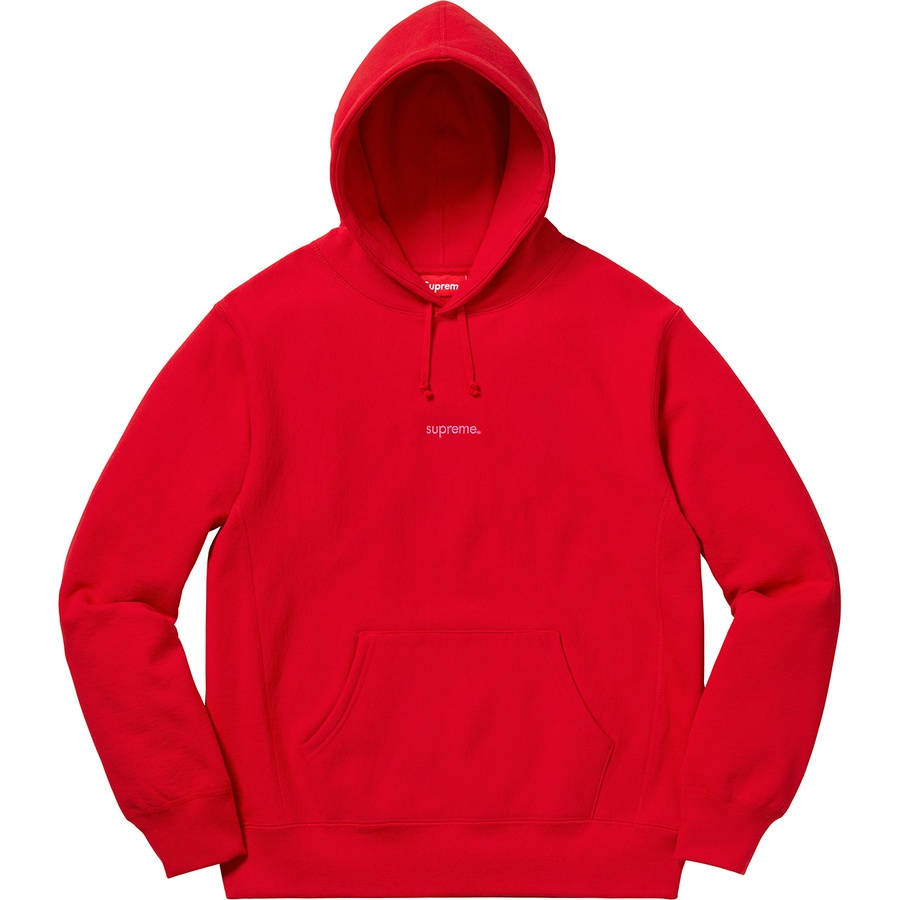 Supreme Trademark Hooded Sweatshirt (FW18) - Red - $158
