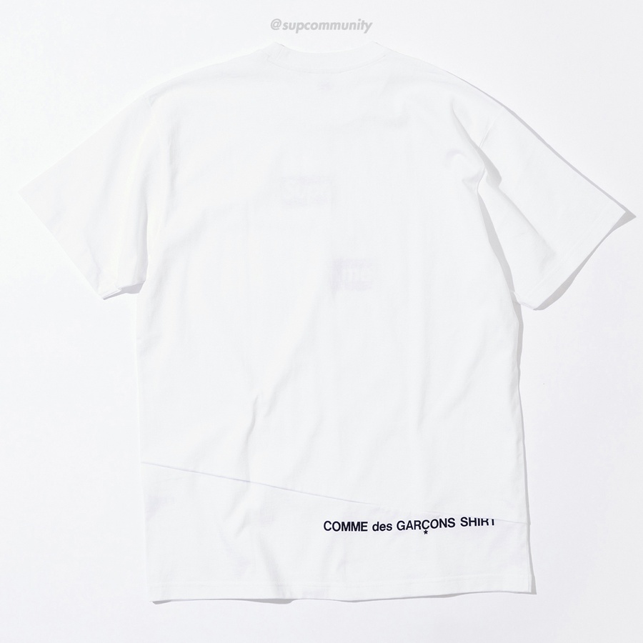Supreme Supreme Comme des Garçons SHIRT Split Box Logo Tee (FW18) - $54