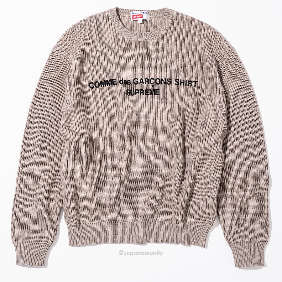 Supreme Supreme Comme des Garçons SHIRT Sweater (FW18) - $188