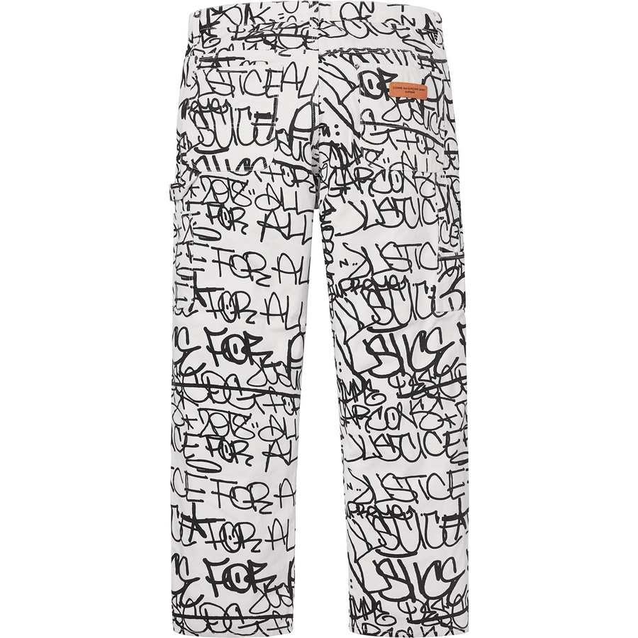 Supreme Supreme Comme des Garçons SHIRT Canvas Painter Pant (FW18) - White - $178