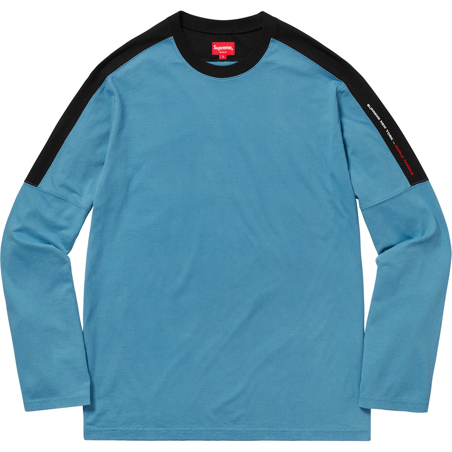 Supreme Paneled L S Top (FW18) - Slate - $88