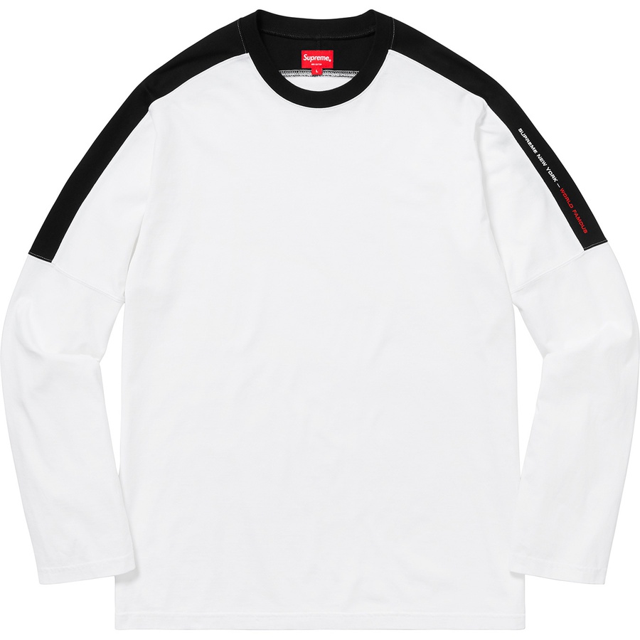 Supreme Paneled L S Top (FW18) - White - $88