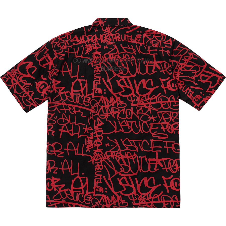 Supreme Supreme Comme des Garçons SHIRT Graphic S S Shirt (FW18) - Black - $318