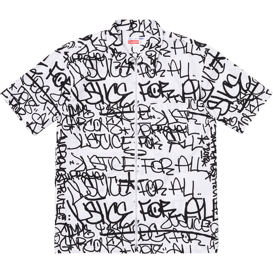 Supreme Supreme Comme des Garçons SHIRT Graphic S S Shirt (FW18) - White - $318