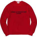 Supreme Supreme Comme des Garçons SHIRT Sweater (FW18) - Red