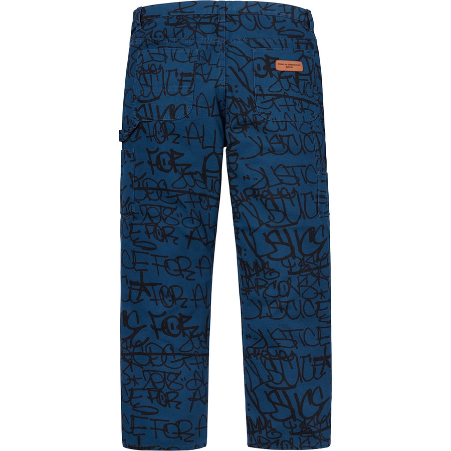 Supreme Supreme Comme des Garçons SHIRT Canvas Painter Pant (FW18) - Navy - $178